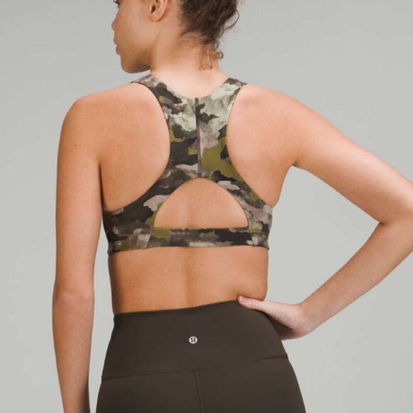 Lululemon Tough Train High-Neck Bra *Medium Support, C/D Cup Heritage Camo Wash - Picture 4 of 4
